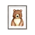 Picture of Woodland Bear _GroupedProduct_Rectangle_Portrait_Mini_ _GroupedProduct_Rectangle_Portrait_Framed_Matted_