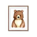 Picture of Woodland Bear _GroupedProduct_Rectangle_Portrait_Mini_ _GroupedProduct_Rectangle_Portrait_Framed_Matted_