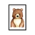 Picture of Woodland Bear _GroupedProduct_Rectangle_Portrait_Mini_ _GroupedProduct_Rectangle_Portrait_Framed_Matted_