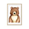 Picture of Woodland Bear _GroupedProduct_Rectangle_Portrait_Mini_ _GroupedProduct_Rectangle_Portrait_Framed_Matted_