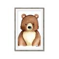 Picture of Woodland Bear _GroupedProduct_Rectangle_Portrait_Mini_ _GroupedProduct_Rectangle_Portrait_Framed_Matted_