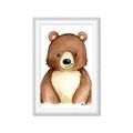Picture of Woodland Bear _GroupedProduct_Rectangle_Portrait_Mini_ _GroupedProduct_Rectangle_Portrait_Framed_Matted_