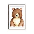 Picture of Woodland Bear _GroupedProduct_Rectangle_Portrait_Mini_ _GroupedProduct_Rectangle_Portrait_Framed_Matted_
