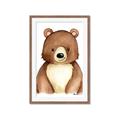 Picture of Woodland Bear _GroupedProduct_Rectangle_Portrait_Mini_ _GroupedProduct_Rectangle_Portrait_Framed_Matted_