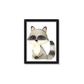 Picture of Woodland Raccoon _GroupedProduct_Rectangle_Portrait_Mini_ _GroupedProduct_Rectangle_Portrait_Framed_Matted_