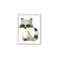 Picture of Woodland Raccoon _GroupedProduct_Rectangle_Portrait_Mini_ _GroupedProduct_Rectangle_Portrait_Framed_Matted_