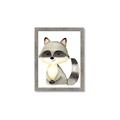 Picture of Woodland Raccoon _GroupedProduct_Rectangle_Portrait_Mini_ _GroupedProduct_Rectangle_Portrait_Framed_Matted_