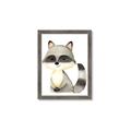 Picture of Woodland Raccoon _GroupedProduct_Rectangle_Portrait_Mini_ _GroupedProduct_Rectangle_Portrait_Framed_Matted_