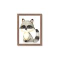 Picture of Woodland Raccoon _GroupedProduct_Rectangle_Portrait_Mini_ _GroupedProduct_Rectangle_Portrait_Framed_Matted_