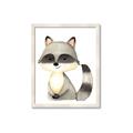 Picture of Woodland Raccoon _GroupedProduct_Rectangle_Portrait_Mini_ _GroupedProduct_Rectangle_Portrait_Framed_Matted_