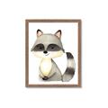 Picture of Woodland Raccoon _GroupedProduct_Rectangle_Portrait_Mini_ _GroupedProduct_Rectangle_Portrait_Framed_Matted_