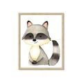 Picture of Woodland Raccoon _GroupedProduct_Rectangle_Portrait_Mini_ _GroupedProduct_Rectangle_Portrait_Framed_Matted_