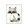 Picture of Woodland Raccoon _GroupedProduct_Rectangle_Portrait_Mini_ _GroupedProduct_Rectangle_Portrait_Framed_Matted_