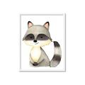 Picture of Woodland Raccoon _GroupedProduct_Rectangle_Portrait_Mini_ _GroupedProduct_Rectangle_Portrait_Framed_Matted_