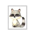 Picture of Woodland Raccoon _GroupedProduct_Rectangle_Portrait_Mini_ _GroupedProduct_Rectangle_Portrait_Framed_Matted_