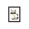 Picture of Woodland Raccoon _GroupedProduct_Rectangle_Portrait_Mini_ _GroupedProduct_Rectangle_Portrait_Framed_Matted_