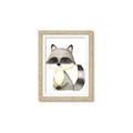 Picture of Woodland Raccoon _GroupedProduct_Rectangle_Portrait_Mini_ _GroupedProduct_Rectangle_Portrait_Framed_Matted_