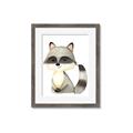 Picture of Woodland Raccoon _GroupedProduct_Rectangle_Portrait_Mini_ _GroupedProduct_Rectangle_Portrait_Framed_Matted_
