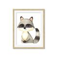 Picture of Woodland Raccoon _GroupedProduct_Rectangle_Portrait_Mini_ _GroupedProduct_Rectangle_Portrait_Framed_Matted_