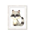 Picture of Woodland Raccoon _GroupedProduct_Rectangle_Portrait_Mini_ _GroupedProduct_Rectangle_Portrait_Framed_Matted_