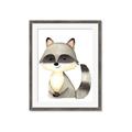 Picture of Woodland Raccoon _GroupedProduct_Rectangle_Portrait_Mini_ _GroupedProduct_Rectangle_Portrait_Framed_Matted_