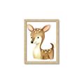 Picture of Woodland Deer _GroupedProduct_Rectangle_Portrait_Mini_ _GroupedProduct_Rectangle_Portrait_Framed_Matted_