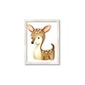 Picture of Woodland Deer _GroupedProduct_Rectangle_Portrait_Mini_ _GroupedProduct_Rectangle_Portrait_Framed_Matted_