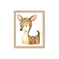 Picture of Woodland Deer _GroupedProduct_Rectangle_Portrait_Mini_ _GroupedProduct_Rectangle_Portrait_Framed_Matted_