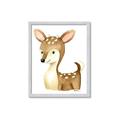 Picture of Woodland Deer _GroupedProduct_Rectangle_Portrait_Mini_ _GroupedProduct_Rectangle_Portrait_Framed_Matted_
