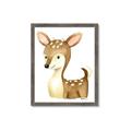 Picture of Woodland Deer _GroupedProduct_Rectangle_Portrait_Mini_ _GroupedProduct_Rectangle_Portrait_Framed_Matted_