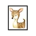Picture of Woodland Deer _GroupedProduct_Rectangle_Portrait_Mini_ _GroupedProduct_Rectangle_Portrait_Framed_Matted_