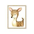Picture of Woodland Deer _GroupedProduct_Rectangle_Portrait_Mini_ _GroupedProduct_Rectangle_Portrait_Framed_Matted_