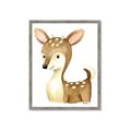 Picture of Woodland Deer _GroupedProduct_Rectangle_Portrait_Mini_ _GroupedProduct_Rectangle_Portrait_Framed_Matted_