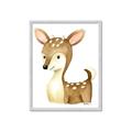 Picture of Woodland Deer _GroupedProduct_Rectangle_Portrait_Mini_ _GroupedProduct_Rectangle_Portrait_Framed_Matted_