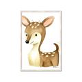Picture of Woodland Deer _GroupedProduct_Rectangle_Portrait_Mini_ _GroupedProduct_Rectangle_Portrait_Framed_Matted_