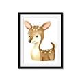 Picture of Woodland Deer _GroupedProduct_Rectangle_Portrait_Mini_ _GroupedProduct_Rectangle_Portrait_Framed_Matted_