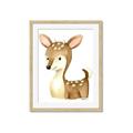 Picture of Woodland Deer _GroupedProduct_Rectangle_Portrait_Mini_ _GroupedProduct_Rectangle_Portrait_Framed_Matted_
