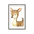 Picture of Woodland Deer _GroupedProduct_Rectangle_Portrait_Mini_ _GroupedProduct_Rectangle_Portrait_Framed_Matted_