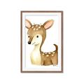 Picture of Woodland Deer _GroupedProduct_Rectangle_Portrait_Mini_ _GroupedProduct_Rectangle_Portrait_Framed_Matted_