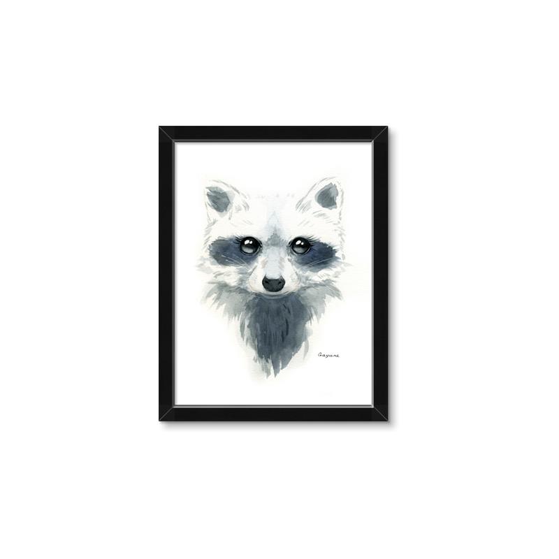 Picture of Raccoony _GroupedProduct_Rectangle_Portrait_Mini_ _GroupedProduct_Rectangle_Portrait_Framed_Matted_