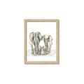 Picture of Elephant Family _GroupedProduct_Rectangle_Portrait_Mini_ _GroupedProduct_Rectangle_Portrait_Framed_Matted_