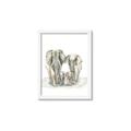 Picture of Elephant Family _GroupedProduct_Rectangle_Portrait_Mini_ _GroupedProduct_Rectangle_Portrait_Framed_Matted_