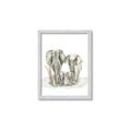 Picture of Elephant Family _GroupedProduct_Rectangle_Portrait_Mini_ _GroupedProduct_Rectangle_Portrait_Framed_Matted_