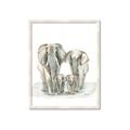 Picture of Elephant Family _GroupedProduct_Rectangle_Portrait_Mini_ _GroupedProduct_Rectangle_Portrait_Framed_Matted_