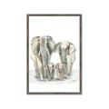 Picture of Elephant Family _GroupedProduct_Rectangle_Portrait_Mini_ _GroupedProduct_Rectangle_Portrait_Framed_Matted_