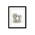Picture of Elephant Family _GroupedProduct_Rectangle_Portrait_Mini_ _GroupedProduct_Rectangle_Portrait_Framed_Matted_