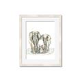 Picture of Elephant Family _GroupedProduct_Rectangle_Portrait_Mini_ _GroupedProduct_Rectangle_Portrait_Framed_Matted_