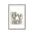 Picture of Elephant Family _GroupedProduct_Rectangle_Portrait_Mini_ _GroupedProduct_Rectangle_Portrait_Framed_Matted_