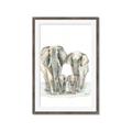 Picture of Elephant Family _GroupedProduct_Rectangle_Portrait_Mini_ _GroupedProduct_Rectangle_Portrait_Framed_Matted_