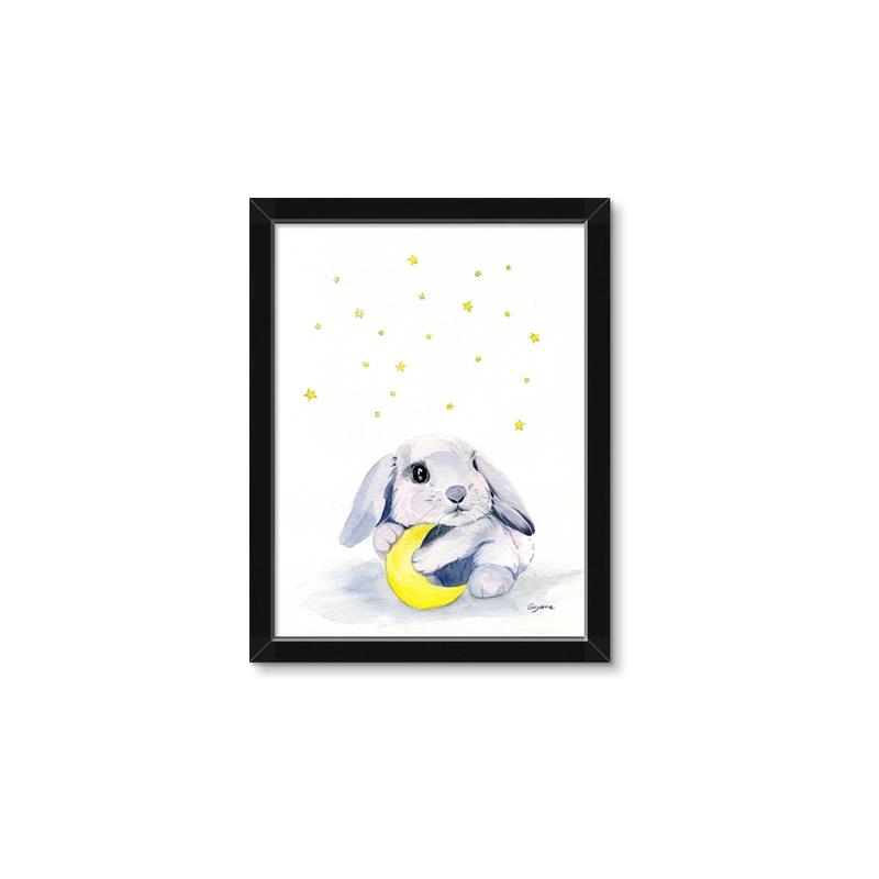 Picture of Moon Bunny  _GroupedProduct_Rectangle_Portrait_Mini_ _GroupedProduct_Rectangle_Portrait_Framed_Matted_
